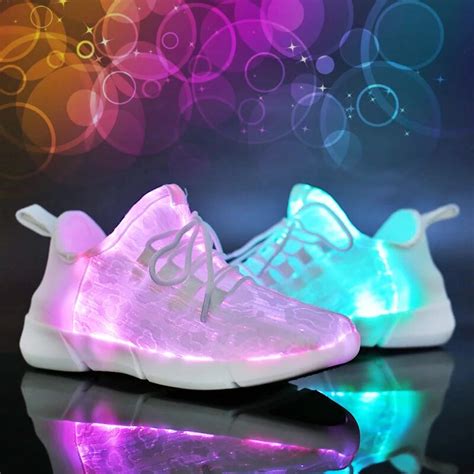 Eu26 44 Led Shoes Glowing Women Sneakers Light Shoes Glowing Sneakers