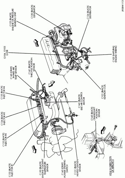 jeep wrangler engine diagram