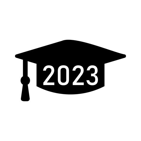 Graduation Cap 2023 Vector Illustration 15020429 Vector Art At Vecteezy