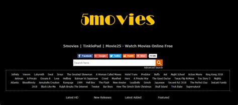 I scoured the internet for free and legal streaming websites for movies and tv shows. 15 best 5Movies Alternatives for Streaming Free Movies and ...