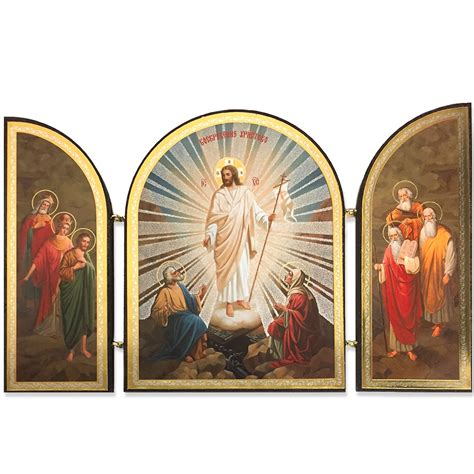 Resurrection Of Christ Triptych Ewtn Religious Catalogue