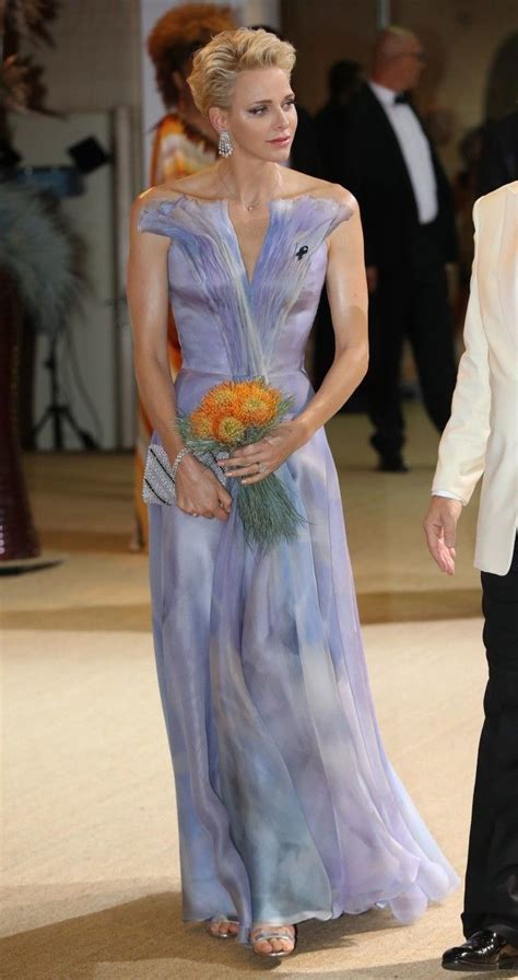 Princess Charlene Of Monaco Wore The Most Stunning Dress Stunning Dresses Royal Fashion