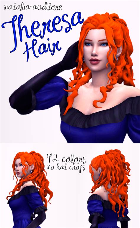 Natalia Auditore Patreon Sims Hair Princess Hairstyles Sims 4