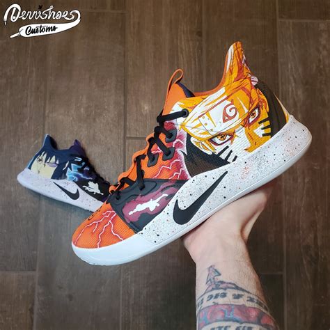 Custom Hand Painted Made To Order Nike Pg 3 Paul George Basketball