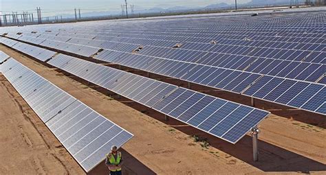 Construction On Largest Aps Solar Plant Finished Az Big Media