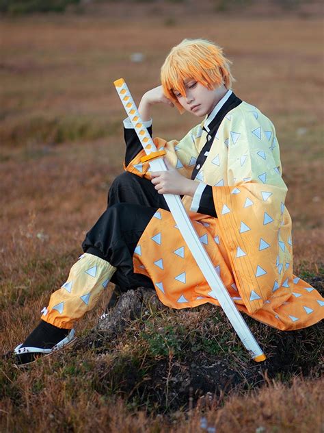 In Stock】uwowo Plus Size Demon Slayer Cosplay Kimetsu No Yaiba Agatsu