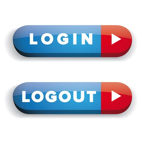 Login Logout Vector Button Icons ~ Creative Market