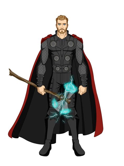 Thor Infinity War By Jogodecartas On Deviantart Superhero Pictures