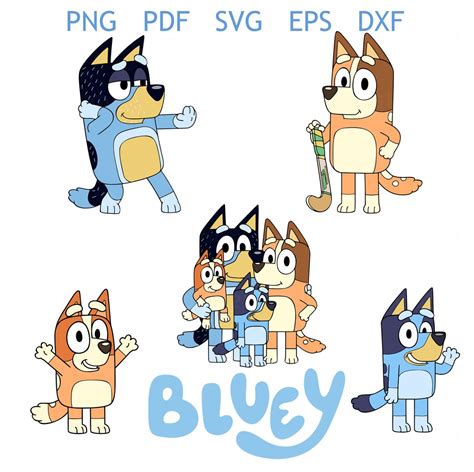 Bluey Svg File