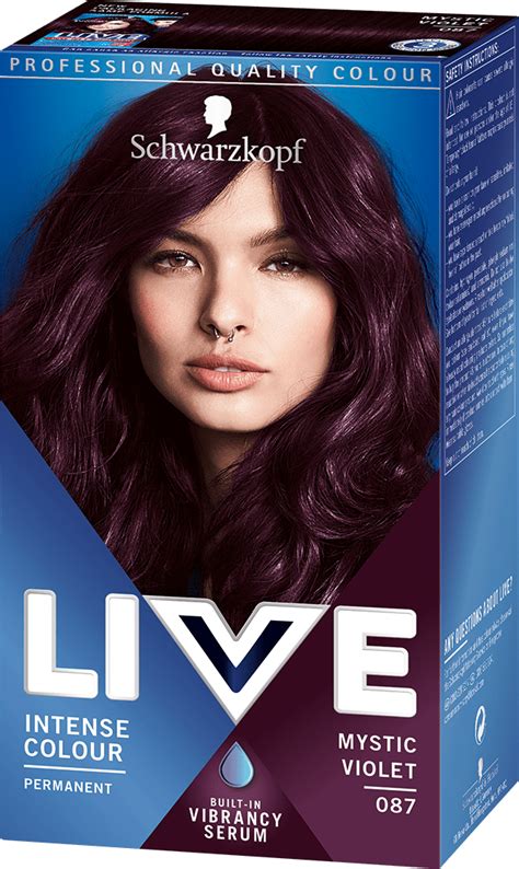 For fun gals who are not afraid to express themselves, one way to show off your vibrant personality (or live your mermaid dreams!) is by wearing a pretty violet mane. 087 Mystic Violet Hair Dye by LIVE