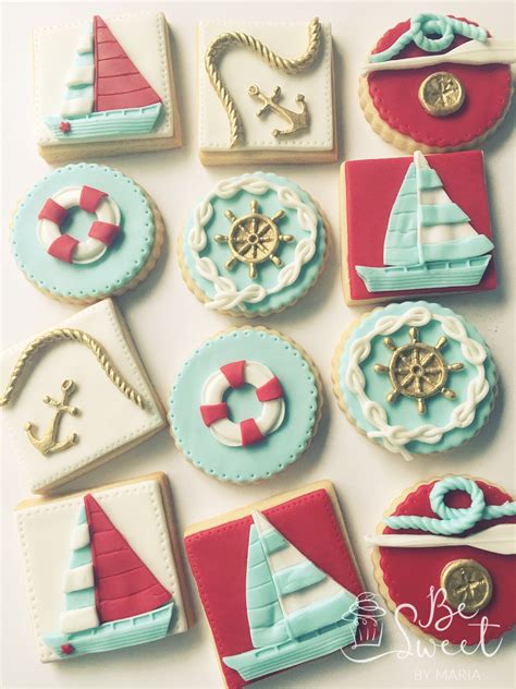 Nautical Theme Cookies Sugar Cookie Cookies Sweet