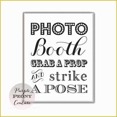 Free Printable Photo Booth Sign Template Of 17 Booth Sign Free