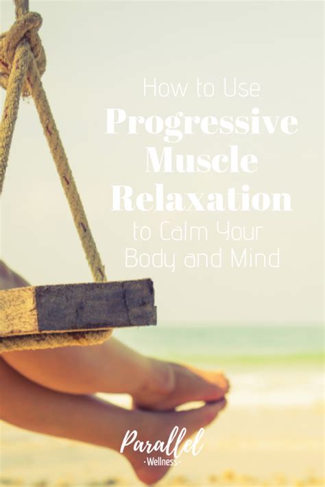 Progressive Muscle Relaxation Parallel Wellness Ltd