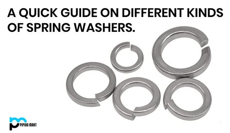 A Quick Guide On Different Kinds Of Spring Washers