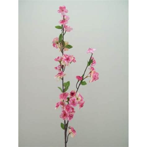 Artificial Cherry Blossom Branch Mid Pink 89cm Artificial Flowers