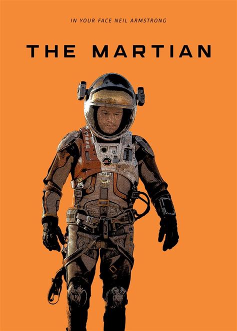 The Martian Poster Picture Metal Print Paint By Movue Posters