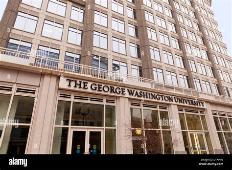 George Washington University Building Stock Photo Alamy