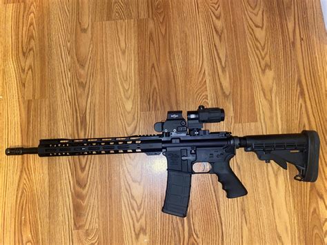 First Ar Build Psa Upper On An Anderson Lower With Eotech Exps3 4 W