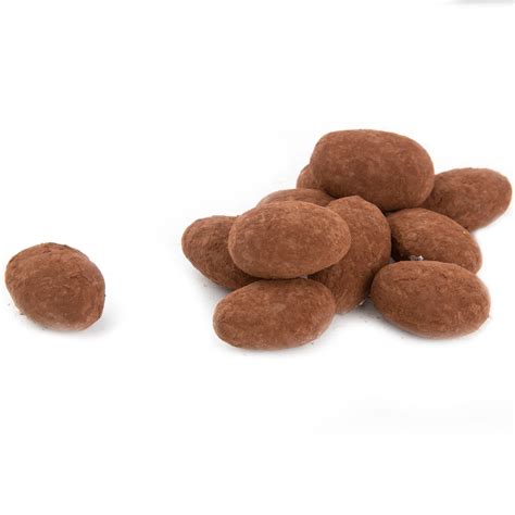 Dark Chocolate Coated Almonds Cocoa Dusted Chocolate Covered Nuts