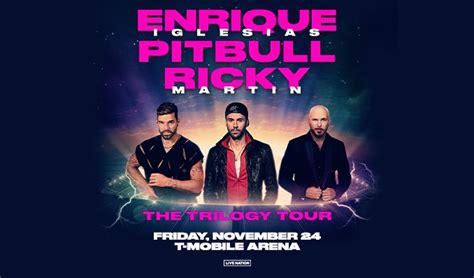 Enrique Iglesias Pitbull Ricky Martin The Trilogy Tour Tickets In