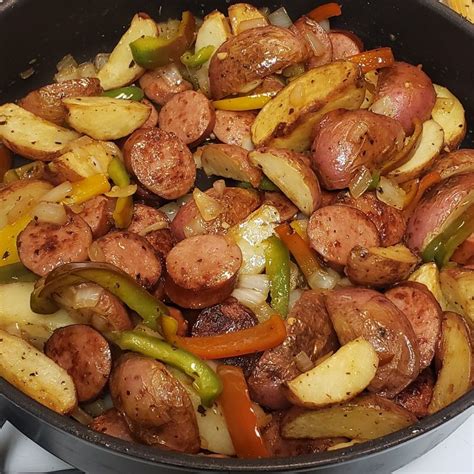 Delish Sausage And Potatoes Grandmas Simple Recipes