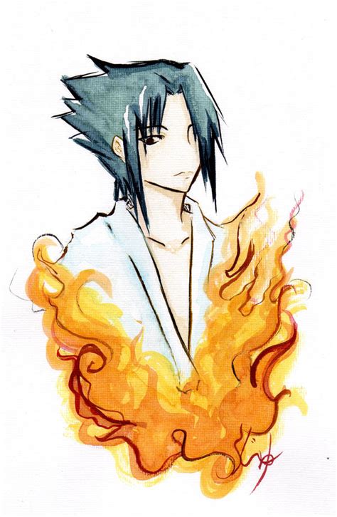 Uchiha Sasuke Fire By Jun00ix On Deviantart