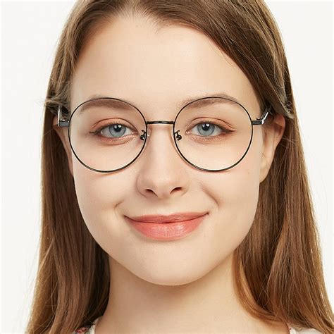 altoona round black eyeglasses
