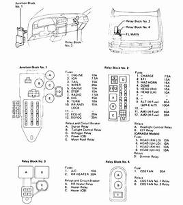 1991 Toyota Pickup Fuse Box Diagram