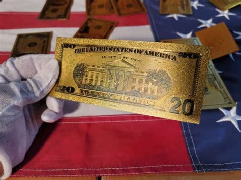 Our Best Seller 10pc Authentic 24k Gold Trump 2024 Federal Reserve Series Commemorative