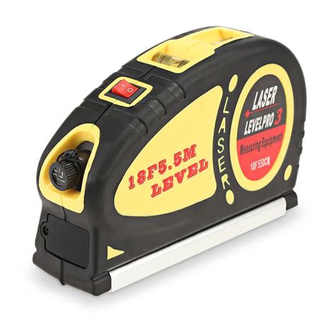 Multipurpose Laser Level Measuring 55m Standard And Metric Tape Ruler