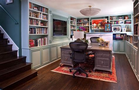 Chic And Sheik A His And Hers Lifestyle Home Basement Home Office