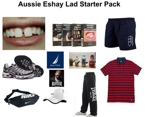 Australian Eshay Lad Starter Pack Starterpacks Starter Pack Starter Aussie