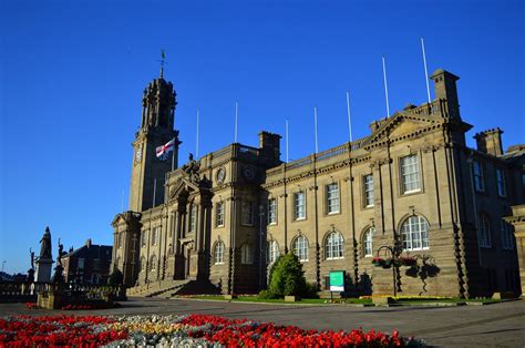 South Shields Town Hall On Westoe Road North East England Town Hall