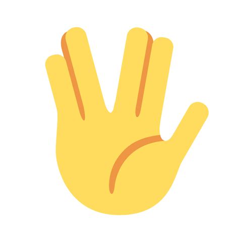 🖖 Vulcan Salute Emoji What Emoji 🧐