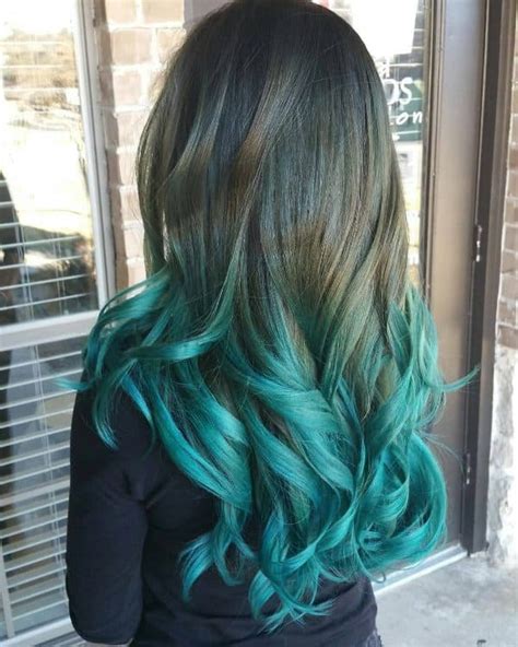 Why We Love Turquoise Ombre Hair Color Hairstylecamp