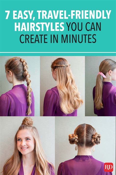 7 Easy Travel Friendly Hairstyles You Can Create In Minutes Hair