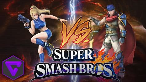 Super Smash Bros Samus Zero Bikini Vs Ike Ds Youtube