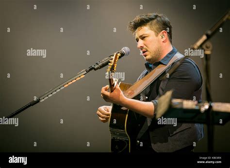 The British Folk Rock Band Mumford And Sons Performs A Live Concert At