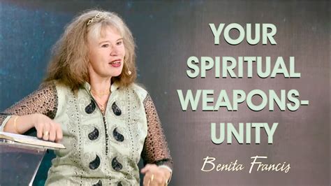 Your Spiritual Weapons Unity Benita Francis Youtube