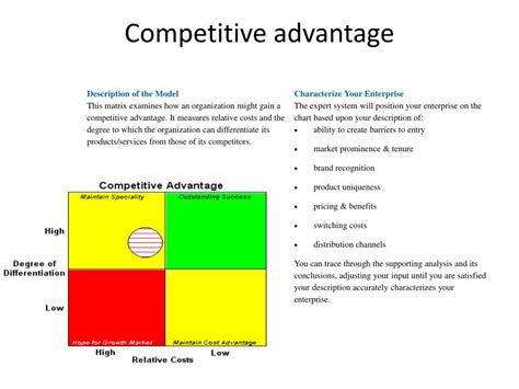 Sources Of Competitive Advantage