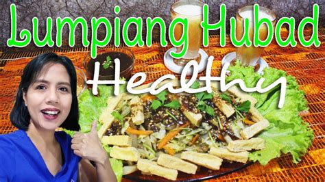 Lumpiang Hubad Wrapless Spring Rolls Naked Spring Roll Healthy