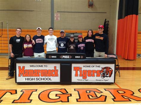 9 Mamaroneck High School Students Sign College Letters Of Intent