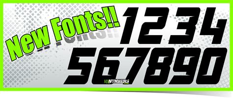 Race Car Number Fonts Download 13 Thick Racing Number Font Images