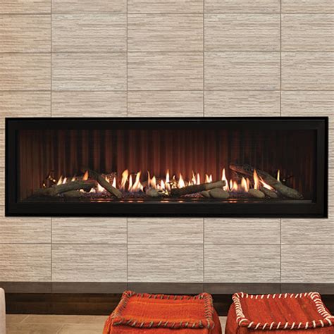 60 Boulevard Contemporary Linear Direct Vent Fireplace Remote And