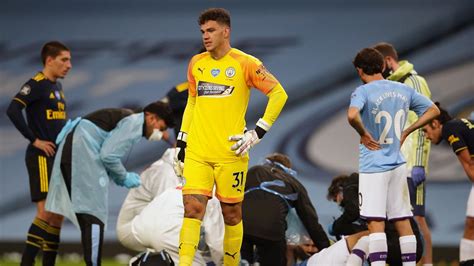 Manchester city youngster eric garcia was stretchered off the pitch against arsenal following a sickening clash with his ederson is thought to have apologised to garcia for his part in the collision. EPL: Premier League 2020: Eric Garcia clash with Ederson ...