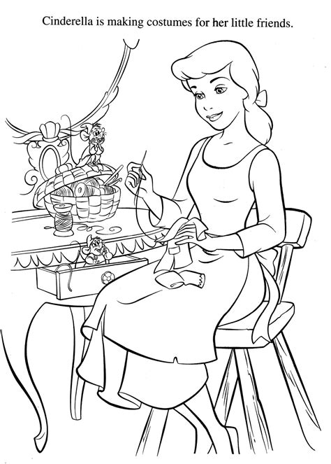 Cinderella, Coloring Pages | Cinderella coloring pages, Disney coloring pages, Mermaid coloring ...