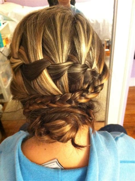 Pin By Hannah Twichell On Hair Hair Waterfall Braid Updo Hairdo