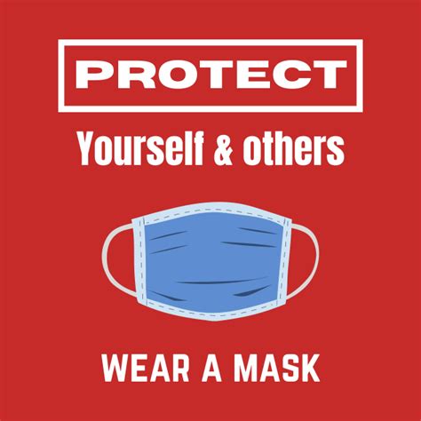 Protect Yourself And Others Wear A Mask Tank Top Teepublic De