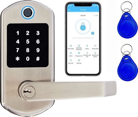 Buy Smart Door Lock Scyan X10 5 In 1 Fingerprint Biometric Door Lock