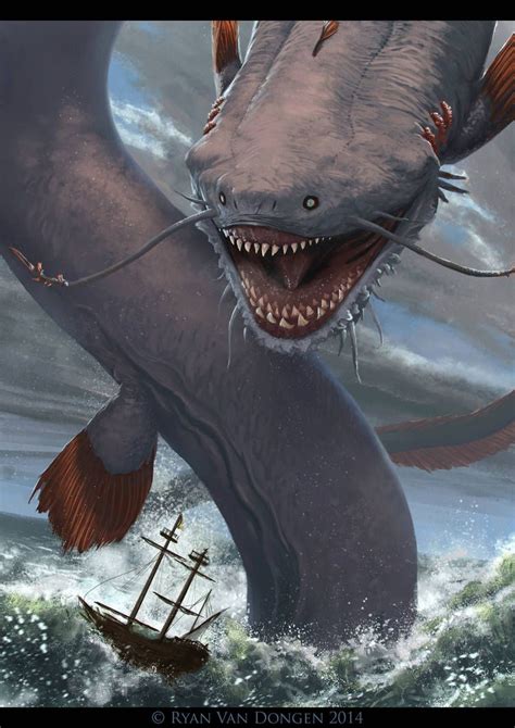 Abyssal Leviathan By Metolguy Criaturas Mitológicas Criaturas